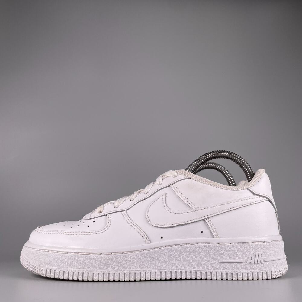 Size 5Y Women's 6.5 Nike Air Force 1 Triple White Low Casual Sneakers Athletic